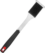 BBQ Basting Brush for Grill,Grill Long Handle Basting Brush Stainless Steel Cleaning Scraper | Wire Bristle Cleaner Tool No Scratch Barbecue Accessories for Garden