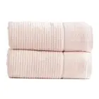 2PK Renee Taylor Primrose Cambridge 80x160cm Bath Sheet 650GSM Textured Towel