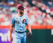 Zack Wheeler Throwback on Field Philadelphia Phillies 8x10 MLB Baseball Photo