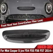 Carbon Style Front Hood Bonnet Scoop Vent Cover For Mini Cooper S JCW F54/55/56 (for: Mini)