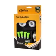 Gold Coast Titans NRL Optima Tee-Up Golf Balls Marker Tees Kit Holiday Gifts