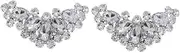 [FOMIYES] 1Pair Detachable Shoe Buckles Elegant Rhinestone Shoe Clips for Weddings Prom Daily Wear Stylish Accessory for Flats Boots Sandals Pumps
