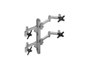 Atdec Quad Display Mount for 4 Monitors up to 30", Suits Flat & Curved Screens