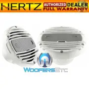 HERTZ HMX8LD WHITE RGB LED 8" 200W MARINE COAXIAL TWEETERS BOAT 4-OHM SPEAKERS