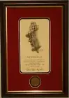 ALABAMA football Paul "Bear" Bryant framed quote and coin "Nothing but a Winner"