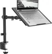 Laptop Desk Mount Stand Up to 17in, Fully Adjustable, Black