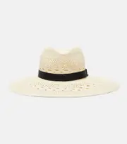 [Chloe] Chloé Chloé Panama straw sun hat UK 6 5/8 white