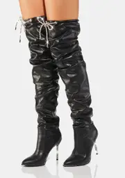 [AZALEA WANG] Up In The Club Stiletto Boots