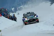 Rally Sweden 2012 Jari Matti Latvala Ford WRC Action Motor Racing Old Photo 3