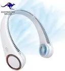 Portable Neck Fan,Hands Free Bladeless Fan,360°Cooling Personal Fan,3 Speeds Adj