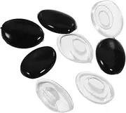 ORFOFE 4 Pairs Glasses Silicone Nose Pads Nose Cushion Eyeglass Nose Pad Glasses Nose Support Glasses Frame Silicone Pad Glasses Frame Supplies Glasses Replaceable Pad