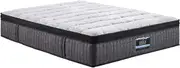 Giselle Bedding Double Mattress Latex Foam Bed Mattresses 34cm Thickness, with 9-Zone Pocket Spring System and Breathable Euro Top, 5Yrs Warranty, Medium Firm, White with Vacuum Packed