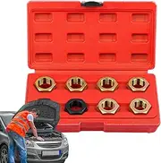 Thread Chaser Set, Chaser Set Thread Restorer Kit, Portable Tapping Accessories Rethreading Repair Tool for Men