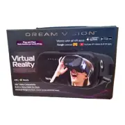 Dream Vision Pro Virtual Reality VR Headset with Bluetooth & Ear Buds