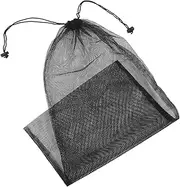 Kisangel Mesh Swim Fins Bag Snorkel Bag Swim Bag Swim Equipment Bag Swim Fins Storage Mesh Drawstring Bag Swim Fins Mesh Bag Swim Fins Carrying Bag