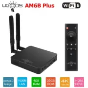 UGOOS AM6B PLUS 4GB+32GB Amlogic S922X-J Android 9.0 TV Box 4K WiFi6 1000M