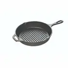 Cast Iron Grill Pan - 10.25 Inch Black