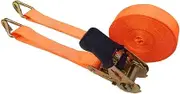 FMGMPMOCJ 25MM,1",800KGX18M-20M,Double Hook,Ratchet tie Down Cargo Lashing Shipping Package Strap Belt Load Binder Assembly Sling Lifting Equipment Parts(20M)