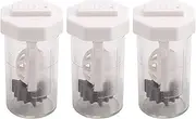 [Binxind] 3 Pieces Portable Hydrogen Peroxide Contact Lens Case Cleaner, Eye Scleral Contact Lens Stiff Clip Washer Machine