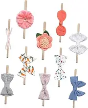 IWOWHERO 1 Set Hairband with Assorted Color Bowknot Headdresses Creative Patterns for Daily Wear and Photo Props