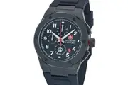 Swiss Military Hanowa Chronograph SMWGO2102030 Black Silicone Unisex Watch