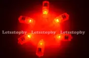 36 LED Red Balloon Paper Lantern Light Wedding Christmas Party Floral Decoration