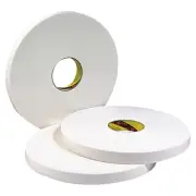 Double Coated Urethane Foam Tapes 4016, 1 in x 36 yd, 62 mil, Off-White 3M™