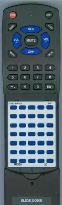 Replacement Remote for JVC RM-C340-1A, RM-C340, AV20020