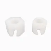 2pcs Replacement Nuts for Jet, Spirit, Crystal, Terra, Duo 1.0 & 2.0,Quick-Fit CO2 Connector White