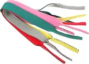 [GOOHOCHY] 5-Pack Floating Sunglasses Retainer Straps for Sports Elastic Glasses Chains Adjustable Eyeglass Straps for Men