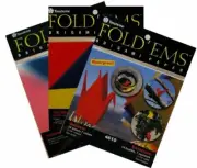 Yasutomo Fold ’Ems Origami Paper Lot of 3 Harmony Outdoor Two-Sided (67 sheets)