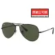 【RayBan 雷朋】經典飛官款太陽眼鏡 RB3689 9148/31 62mm大版 黑框墨綠鏡片 公司貨