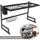 Dish Drying Rack Stainless Steel Dish Drainer Organizer Large Capacity GoLcE