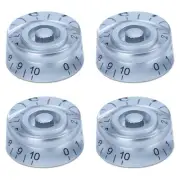 4xAcoustic guitar Knobs Speed Volume Control Knob For Electric Guitar parts Gray
