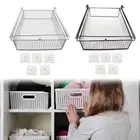 Under Cabinet Storage Shelf Slide Out for Bathroom Cabinet Other Small Items