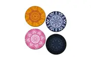 Grindstore Mystical Mandalas 4 Piece Coaster Set (Multicoloured) (One Size)