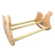 Chicken Rocking Roosting Bar Solid Strong Natural Wooden Swing Ladder Perch