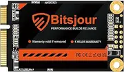 256GB mSATA SSD SATA III 6Gb/s Single-Sided Mini Internal Solid State Drive 3D TLC NAND, for Ultrabook Desktop PC Laptop