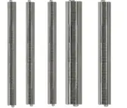 Bachmann 44584 Ho Scale E-Z Train Track Silver/Gray 36" Straight Track 25Pcs
