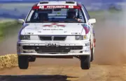 Kenneth Eriksson Staffan Parmander Mitsubishi Galant WRC Rally 1991 Old Photo 11