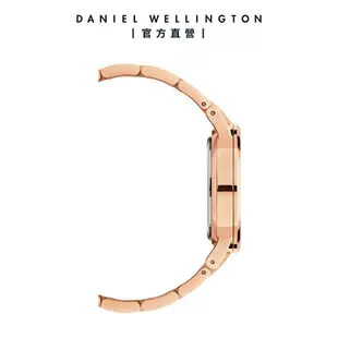 Daniel Wellington 手錶 Iconic Link 28mm/32mm精鋼錶 特調玫瑰金(DW00100212 DW00100214)/ 32mm