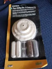 8pc Columbian BUFFING WHEEL PAD COMPOUND Kit