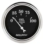 Auto Meter 2-1/16 O/T/B Oil Press. Gauge