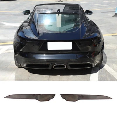 Fits 2021-2025 Jaguar F-TYPE Tail Light Smoked Cover ABS Blackout overlay Len (for: Jaguar)