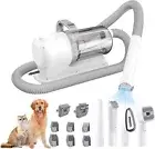 Pet Grooming Vacuum & Trimmer Kit - 12000Pa Power, 2.5L Capacity, 6 Guide Combs