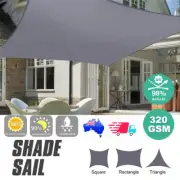 320GSM Sun Shade Sail Cloth Rectangle Sun Outdoor Canopy Awning Shade cloth
