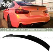 FITS 14-2020 BMW F36 4 SERIES 4DR GRAND COUPE GLOSS BLACK M4 STYLE TRUNK SPOILER (for: BMW)