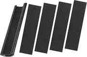 OSOLADY 1Set Billiard Cue Tip Repair Tool Portable Burnisher with Sandpaper for Cue Tip Smoothing Durable Plastic Design for Snooker and Pool Players Easy to Use and Reusable