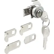 Defender Security Exterior Nickel Mailbox Lock S 4526 DEFENDER SECURITY S 4526