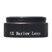 5X Barlow Lens 1.25inch Eyepiece Extender M28.5*0.6 Astronomical
